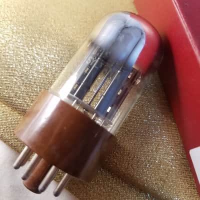 Sylvania Perfect 0% Matched Pair (2) JAN-CHS-6SN7WGT WGTA tNOS AT1000 TESTED Balanced! PI Vacuum Tubes 3-hole Bad Boy rugged military dual triode 1951-1957 image 2