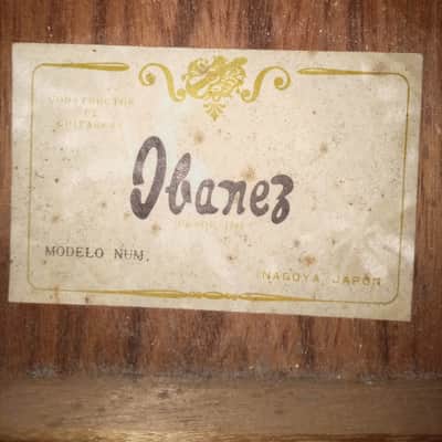 Ibanez 1970s Classical Guitar image 7