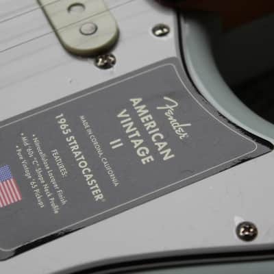 FENDER "American Vintage II 1965 Stratocaster, Round-Lam Rosewood Fingerboard, Sonic Blue" HARDCASE, 3, 69 KG image 10