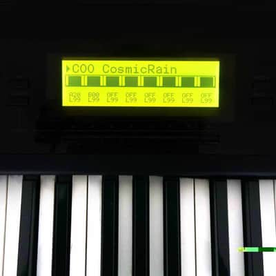 Yamaha QS-300 new LCD Display yellow with cable Kit