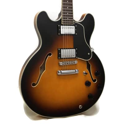 Alvarez AAT33/TSB Jazz & Blues Series Archtop Semi-Hollowbody Electric Guitar image 2