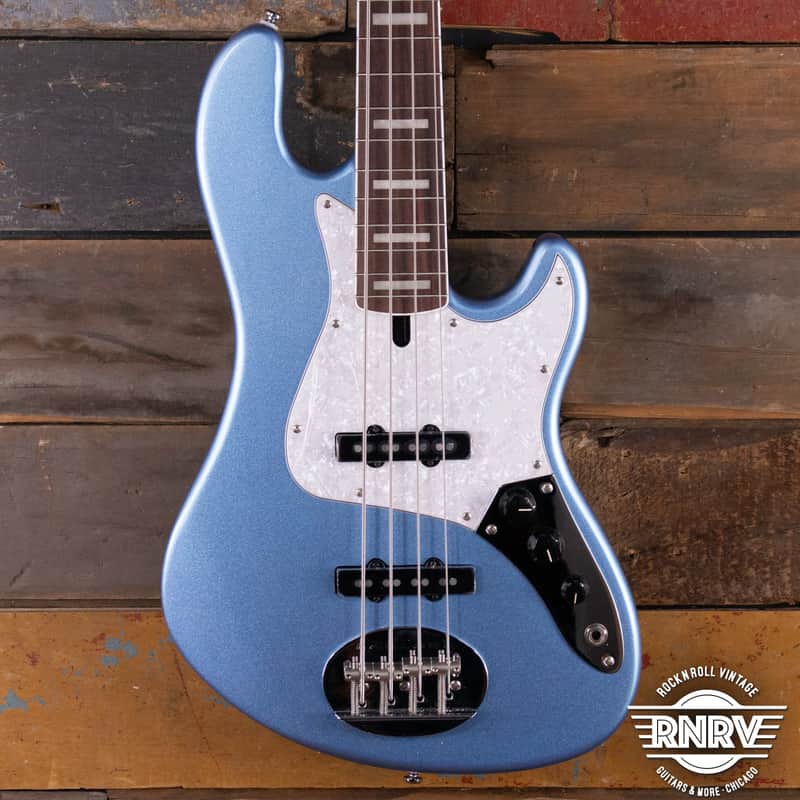 Lakland Skyline Darryl Jones 4, Rosewood, Lake Placid Blue B Stock image 1