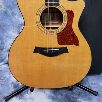 Video Demo 2006 Taylor 314CE Sitka Spruce Top Sapele Back and Sides Ebony Fretboard Expression System 1 Electronics Venetian Cutaway Pro Setup New Strings Taylor Deluxe Hardshell image 2