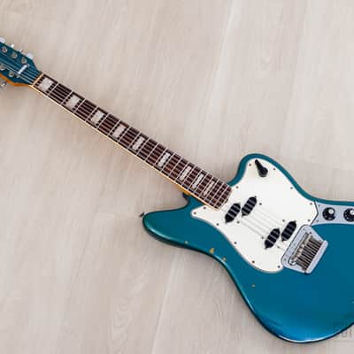 1966 Fender Electric XII Vintage 12-String Guitar Lake Placid Blue, 100% Original w/ Case image 12