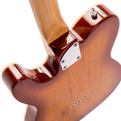 Vintage Reissued Series V72HFTB Flame Top w / 2 Humbuckers, Tobacco Burst image 4