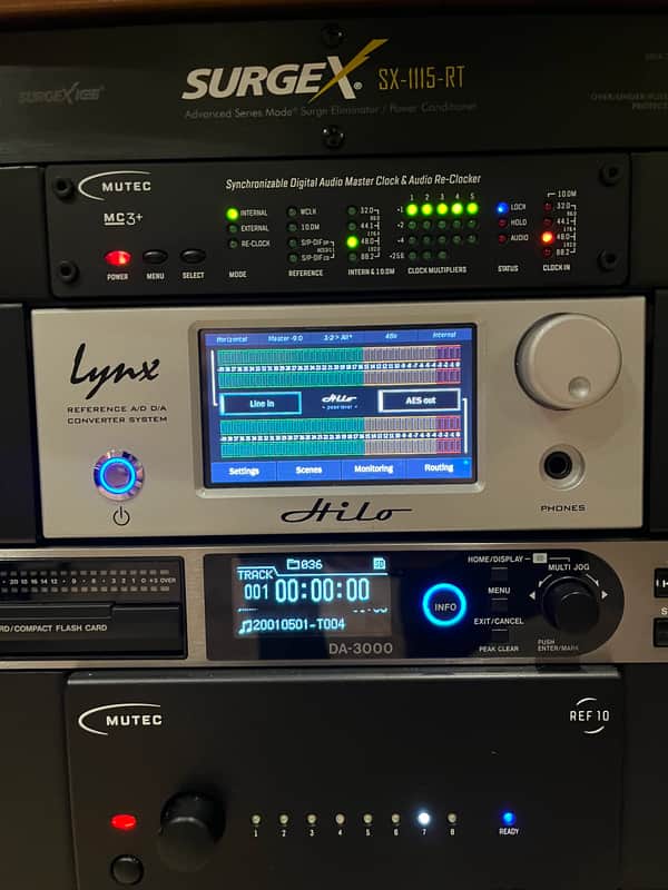 Lynx Hilo Reference A/D D/A Converter System with LT-USB Card 2015 (Rackmount Kit Included) image 1