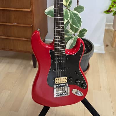 1977 Fender Stratocaster Dakota Red Kahler HSH American Vintage 70s 1970's DiMarzio USA Strat Custom Fiesta Red Guitar image 7