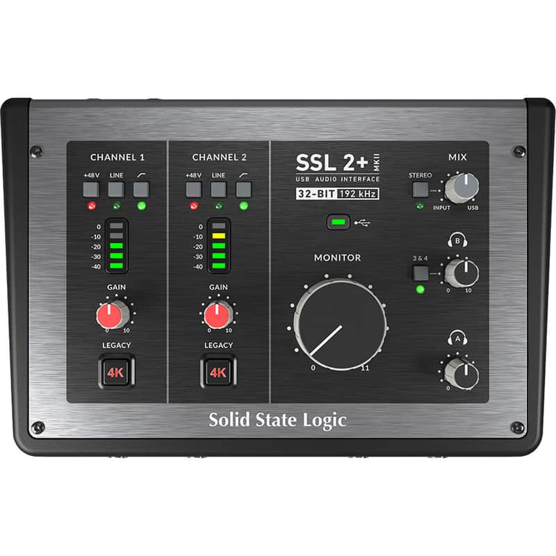 Solid State Logic SSL2+ MKII 2x4 USB-C Audio Interface image 1