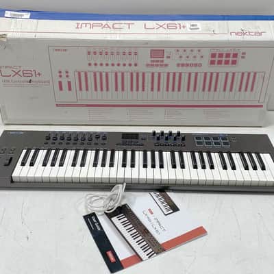Nektar Impact LX61+ USB MIDI Keyboard Controller 2016 - 2021 - Black image 1