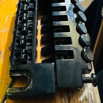 Schaller 456 stud mount adjustable bridge with fine tuners image 1
