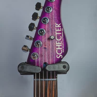 2017 Schecter USA Custom Shop PT Custom Electric Plum Quilted Maple Top image 5