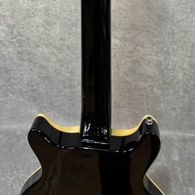 Hamer DC double cutaway electric guitar transparent black (made in Korea) image 4