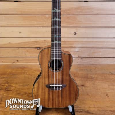 Lune High Tide Concert Koa Ukulele with Preamp & Luna Ukes Gig Bag image 2