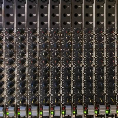 rare English mixer Studiomaster Session Mix16-2 Gold, England, Mixing Deck, vintage console, 4 aux buses, parametric eq image 6