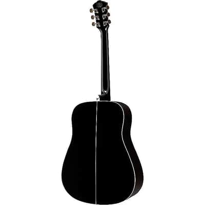 Washburn WD100DLBK Apprentice Dreadnought Mahogany Top & Neck 6-String Acoustic Guitar w/Gig Bag image 3