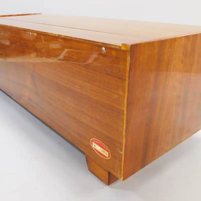 1950s Vintage Farfisa Royal Artist Model III Portable Chord Organ Brown Natural Wood Made in Italy image 7