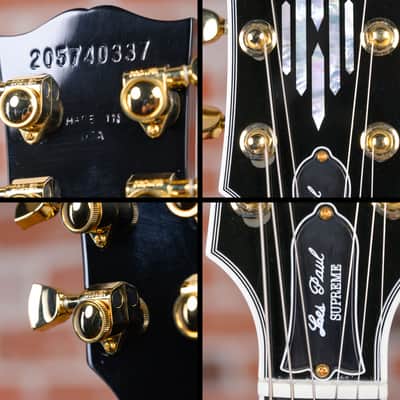 Gibson Les Paul Supreme AAA Figured Maple Top Translucent Ebony Burst 2024 w/OHSC image 11