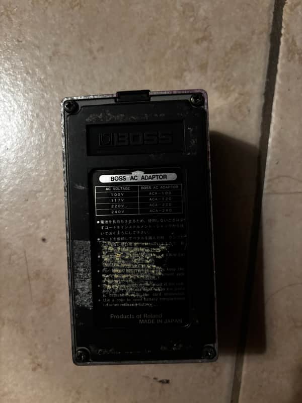 Boss BF-2 Flanger (Black Label) 1980 - 1984 - Purple | Reverb