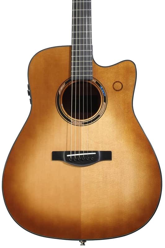Yamaha TAG3 C TransAcoustic Guitar (2nd Gen), Sand Burst Finish with Hard Bag