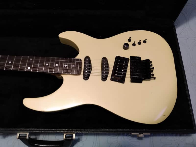 Kramer American USA 1987 Pacer Custom I Flip Flop White  with Hardshell Case image 1