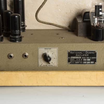 National-Dobro  Tube Amplifier,  c. 1938, ser. #6392. image 13