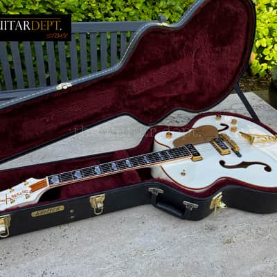 ♚TIMEWARP♚07 GRETSCH G-6136 DS WHITE FALCON♚Dynasonics♚Mother Pearl BLOCKS♚2.75" Body Depth ! image 24