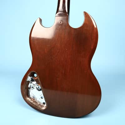 1972 Gibson SG Standard Body & Neck Husk Walnut Brown Vintage Small Pickguard image 8