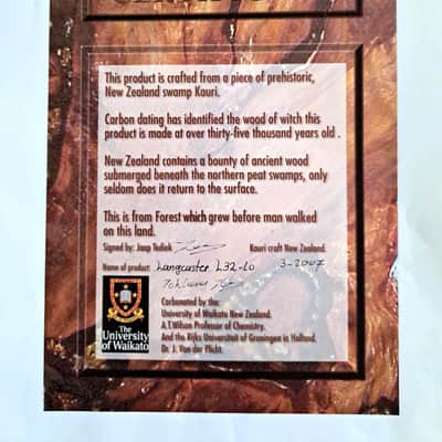 Langcaster L32 35000 Year Old Kauri Wood image 5