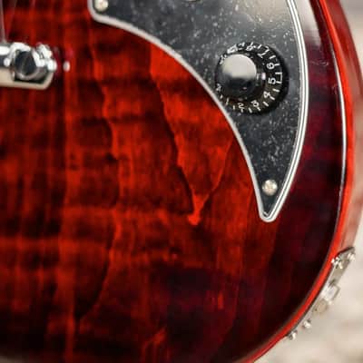 Gibson Victory Figured Top Electric Guitar - Wine Red Burst with Dirty Fingers Pickups and Hardshell Case image 9