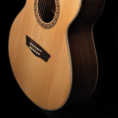 Washburn WG7S-O Harvest Grand Auditorium Acoustic Guitar - Natural Gloss (WG7S-O-U) image 5