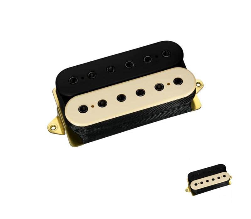 Dimarzio DP100 Super distortion Humbucker Bridge Pickup, Black & Cream, with Black pole- NEW image 1