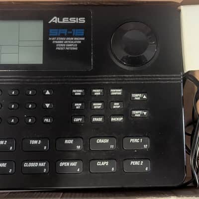 Alesis SR-16 Drum Machine 2010s - Black image 1