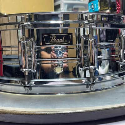 Pearl 4414 steel shell snare 80s image 3