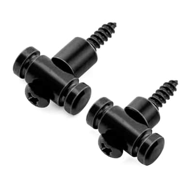 Brio Pro Steel Barrel Style String Trees / String Guides — Set of 2 - Black imagen 3