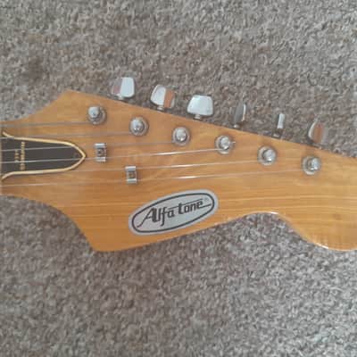 AlfaTone Stratocaster 1970s - Natural Hinoki VG Cond RARE image 4