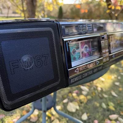 National RX-FW67 Rare Vintage Boombox Getto blaster Warranty Cassette Serviced image 12