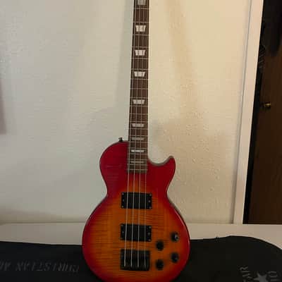 Epiphone Les Paul bass guitar nice shape image 1