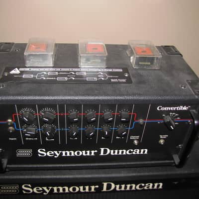 Seymour Duncan Convertible 100 Watt Head & Cabinet 1986 Black Tolex image 2