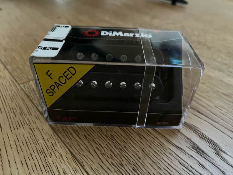 DiMarzio DP103FBK PAF 36th Anniversary F-Spaced Humbucker Black image 1