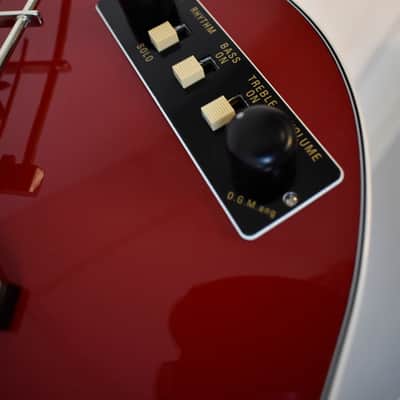2013 Hofner Bass GL-VB-60-WR Lefty Red in German made Gold label with OHSC #6036 image 6