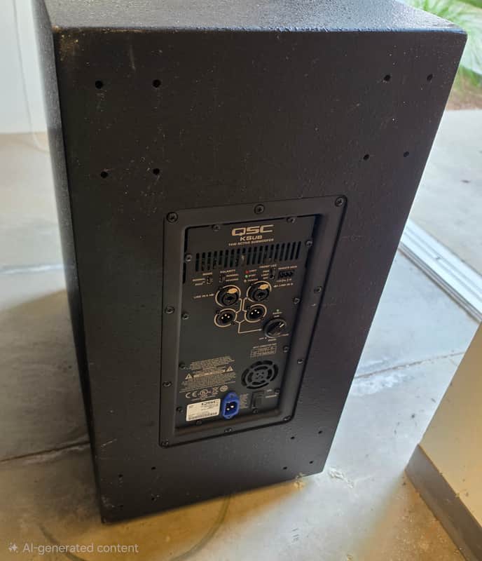 QSC KSUB 1000W Powered Speakers 100-240v image 1