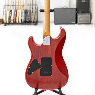 2018 Fender Custom Shop Jason Smith Masterbuilt Fiji Stratocaster in Hand Stained Aged Cherry HSS EVH image 3