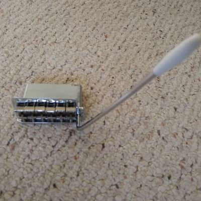 Fender JV early 1980s Japan Stratocaster Tremolo Bridge Trem with saddles Original Vintage Fujigen Part For Luthier Restoration Project image 4