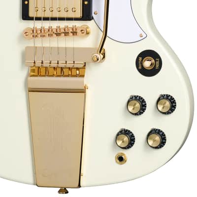 Epiphone 1963 Les Paul SG Custom With Maestro Vibrola Classic White(Incl. Hard Case) image 7
