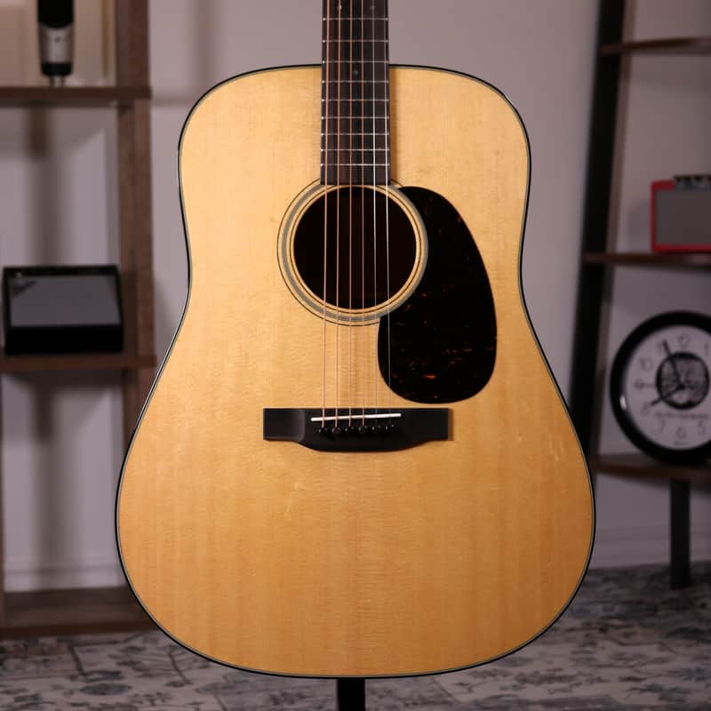 VERY RARE Martin USA D-18 Standard Y25 Dreadnought - Flame Mahogany Neck, Natural image 1