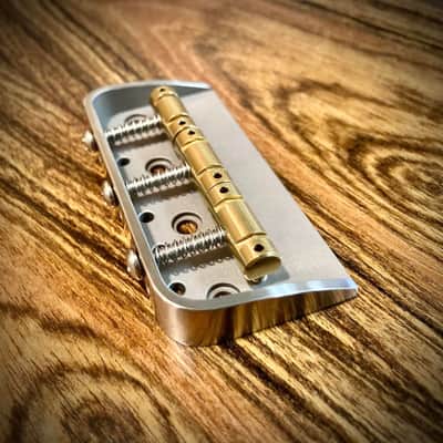 Van Dyke-Harms Telecaster Hybrid Half-Bridge and Comp Saddle Set 2021 Stainless Steel image 5
