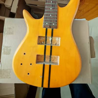Left Handed 4 String Bass, Basswood Body, Maple Neck Through image 1