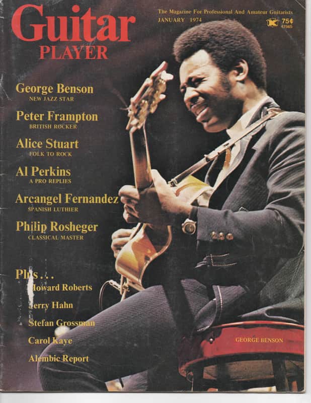 Guitar Player- Magazine, January 1974, George Benson cover image 1