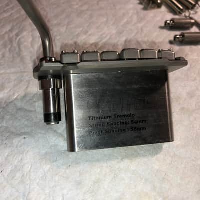 Hantug Titanium  V2 tremolo bridge- Brand New 54mm Spc. image 6