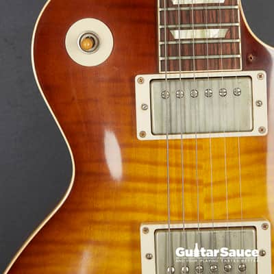 Gibson Custom Shop 1959 Les Paul Joe Perry Signature VOS Faded Tobacco Burst 2013 Used VIDEO! (COD.731UG) image 5